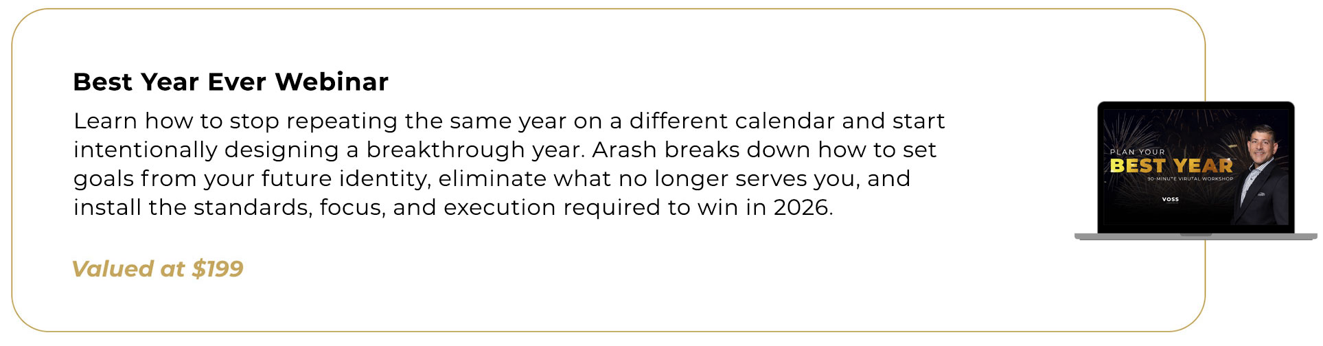 Best Year Ever Webinar